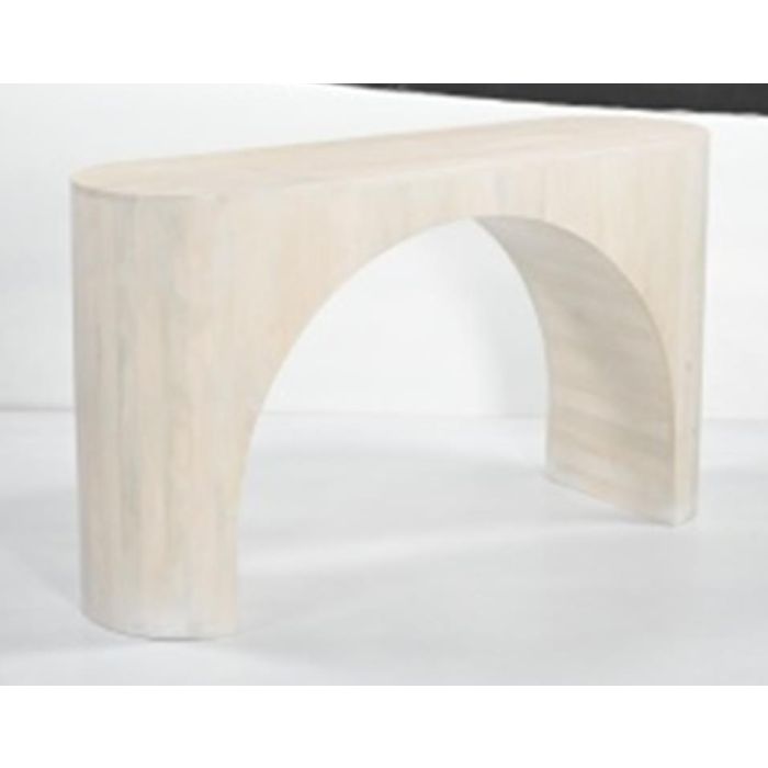Recibidor Home ESPRIT Blanco 136 x 40 x 76 cm