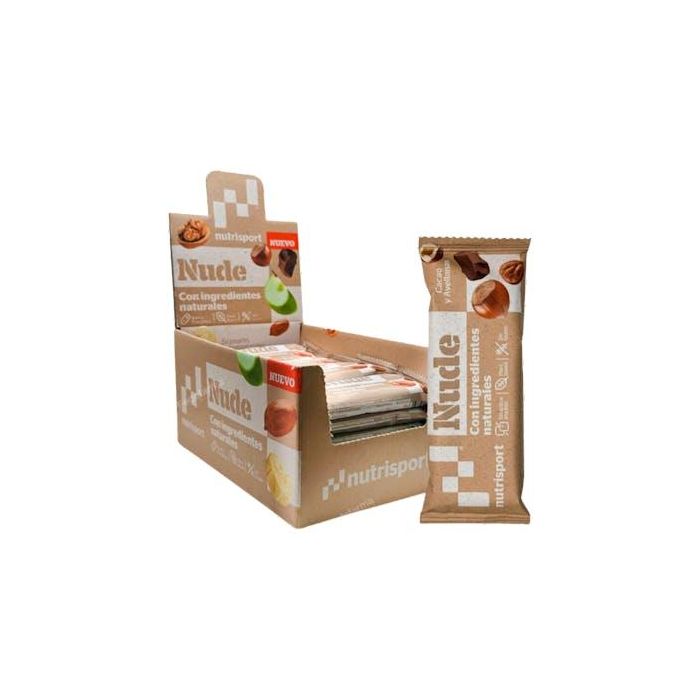 Nude Energy Barritas Cacao Avellana - Pack 24 Unidades