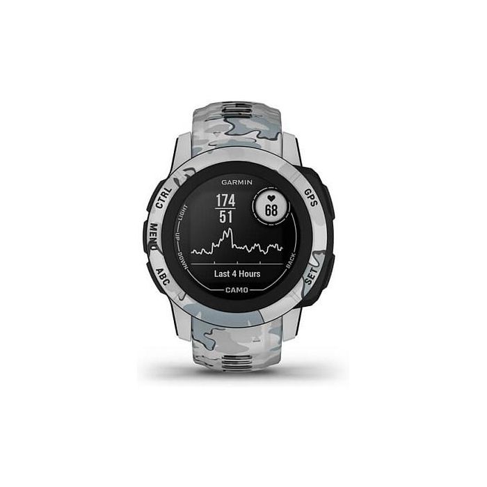 Garmin Instinct 2S Camo Edition Reloj inteligente GPS con monitor de frecuencia cardíaca y seguimiento de actividad, resistente al agua 10 ATM, 50 días de batería