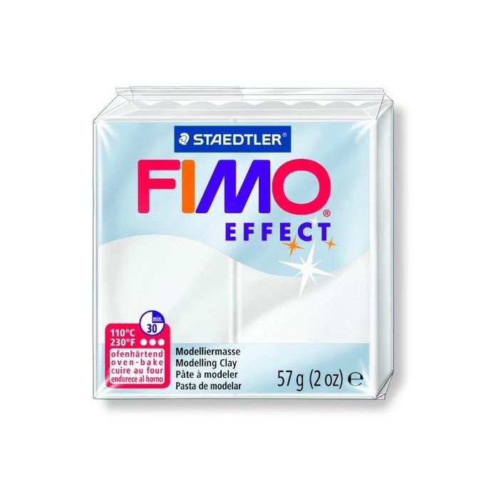 Pasta Modelar Fimo Effect Translucido 57 Gr. 6 unidades