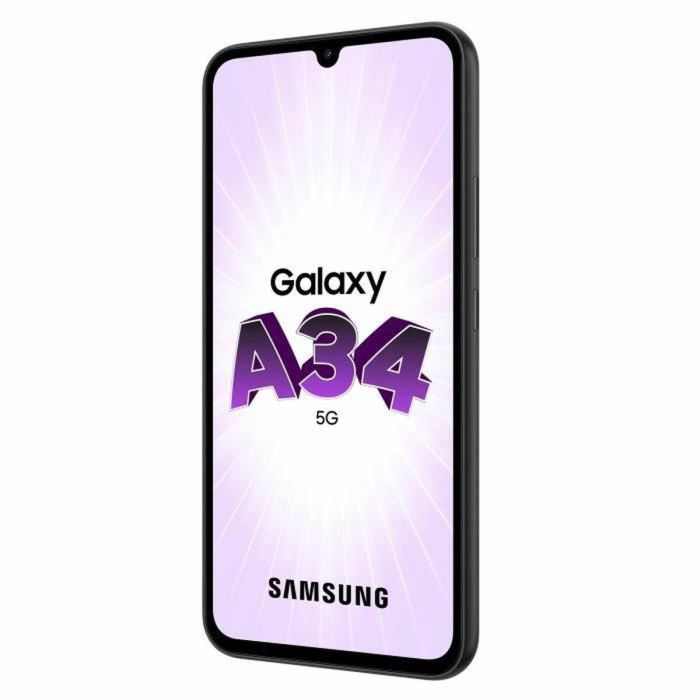 Smartphone Samsung A34 5G 6,6" 6 GB RAM 128 GB Negro Gris Acero 2 Smartphone Samsung A34 5G 6,6" 6 GB RAM 128 GB Negro Gris Acero 2
