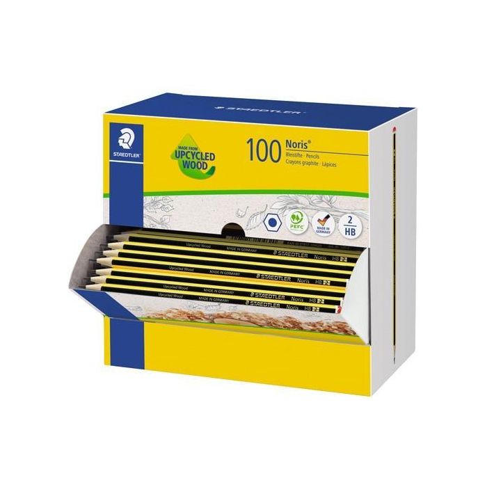 Staedtler Lápiz De Grafito Noris 120-2 Hb Ecológico Caja 100 Ud Staedtler Lápiz De Grafito Noris 120-2 Hb Ecológico Caja 100 Ud