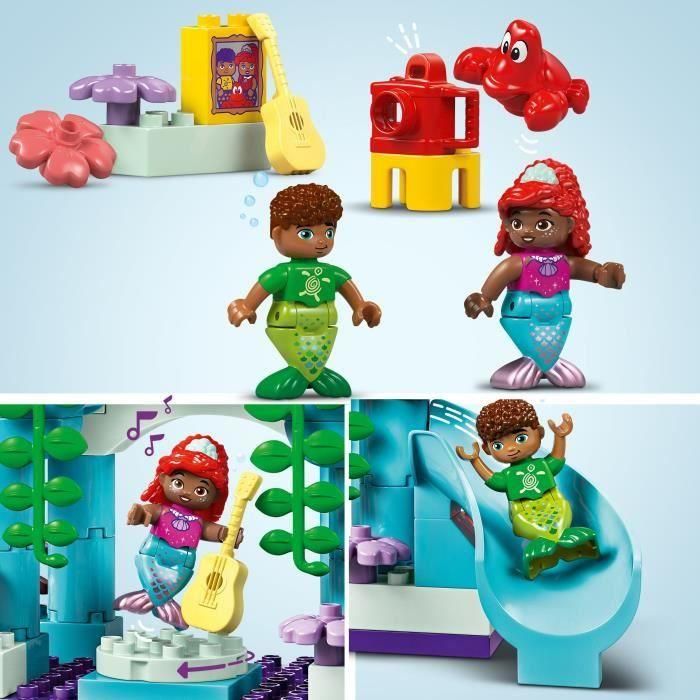 LEGO DUPLO | Disney 10435 El Palacio Mágico Subacuático de Ariel - Muñeca La Sirenita 2