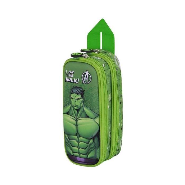 Karactermania Estuche Portatodo Doble 3D Hulk Rage Verde 22 x8 x10 cm 1 Karactermania Estuche Portatodo Doble 3D Hulk Rage Verde 22 x8 x10 cm 1
