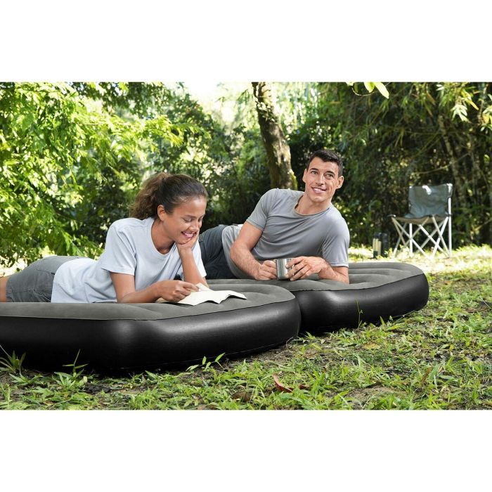 Bestway Airbed Tritech™ Connect and Rest™ Cama Hinchable 3 en 1 - Individual, Elevada o King Size - 188x99x25 cm - Soporta 150 kg 5 Bestway Airbed Tritech™ Connect and Rest™ Cama Hinchable 3 en 1 - Individual, Elevada o King Size - 188x99x25 cm - Soporta 150 kg 5