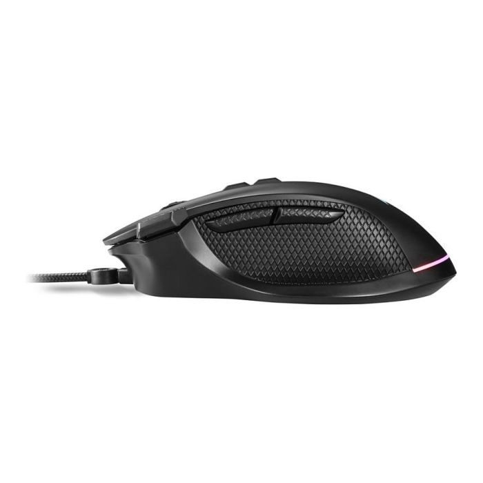 Sharkoon Shark Force 3 Ratón Gaming Óptico USB 8 Botones 12800 DPI Negro