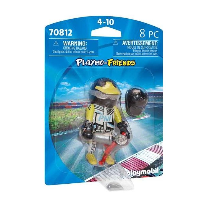 Figura piloto de carreras playmobil friends