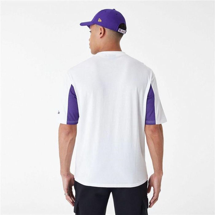 Camiseta Deportiva de Manga Corta New Era 60435482 Blanco (S) 5