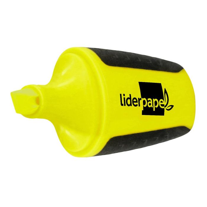 Rotulador Liderpapel Mini Fluorescente Amarillo 12 unidades 3