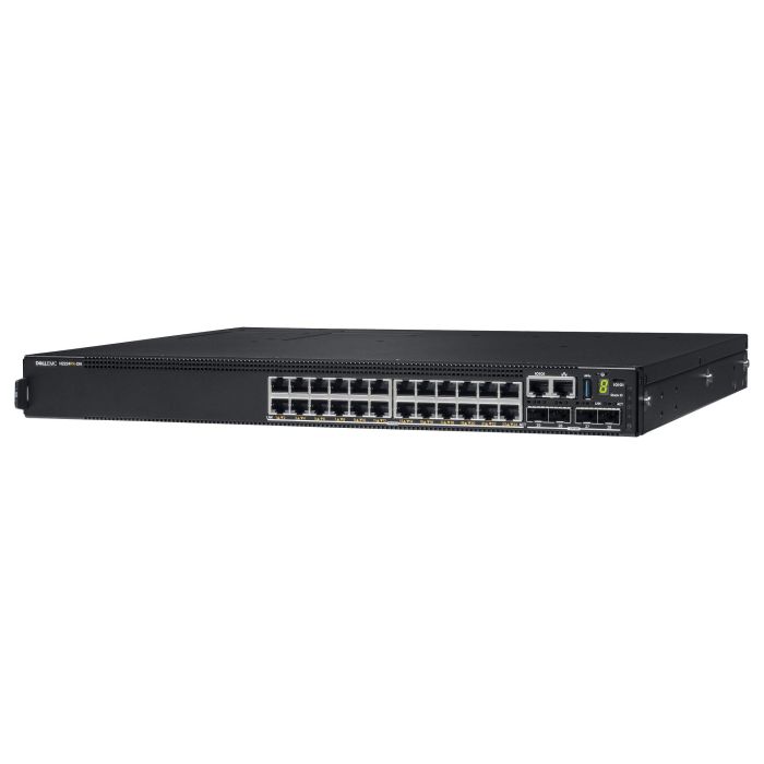 Dell Switch N2224PX-ON 24 Puertos PoE++ 2.5G Ethernet 4 Puertos SFP28 1050W L3 Gestionado 1U Rack 1 Dell Switch N2224PX-ON 24 Puertos PoE++ 2.5G Ethernet 4 Puertos SFP28 1050W L3 Gestionado 1U Rack 1
