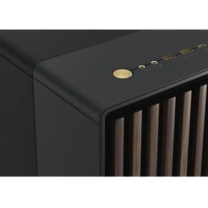 Fractal Design North XL Charcoal Black FD-C-NOR1X-01 E-ATX Caja PC Diseño Elegante Madera y Aleación 4
