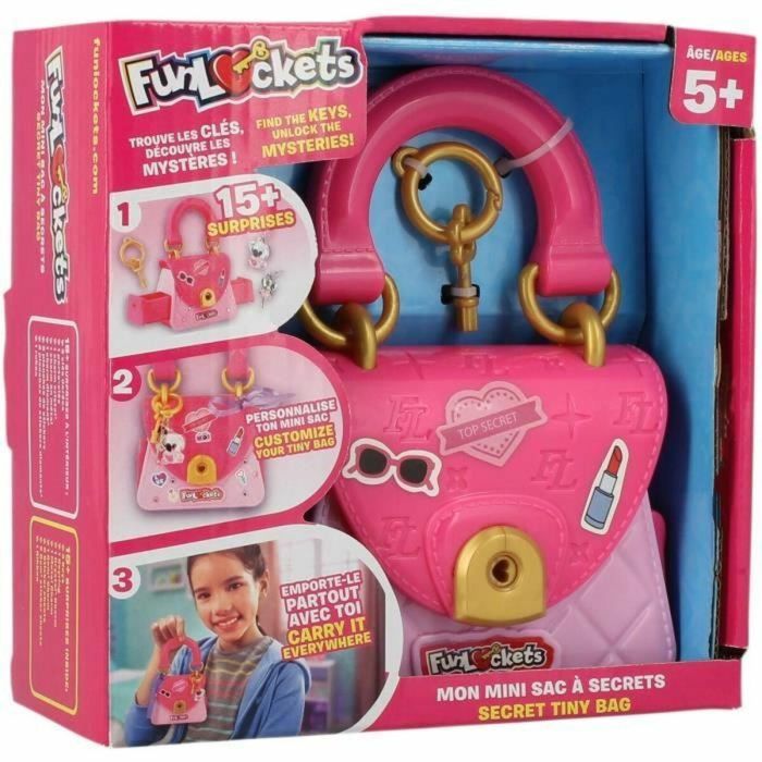 Funlockets Minibolso Secreto S22240FR1 - Rosa, Morado, Dorado 3