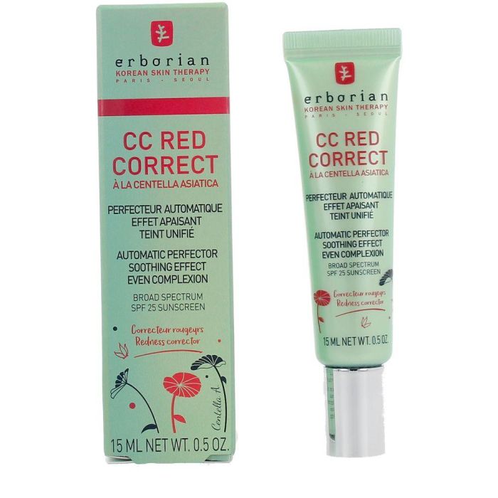 Erborian Cc Red Corrector Antirrojeces Centella Asiática #Claro 15 mL 1