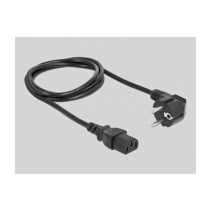 Delock Inyector PoE+ 802.3at 30W para 10 Gigabit Ethernet, Fuente de Alimentación Interior para Cámaras de Seguridad, 100-240V AC, Negro 2