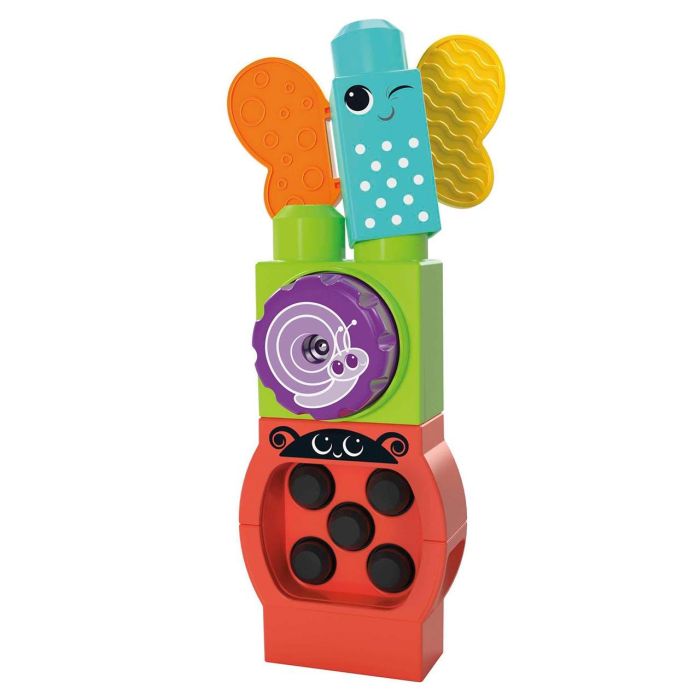MEGA Bloks Hkn44 - Tren Oruga Juguete de Construcción con 30 Bloques Sensoriales para Bebés +12 Meses 2 MEGA Bloks Hkn44 - Tren Oruga Juguete de Construcción con 30 Bloques Sensoriales para Bebés +12 Meses 2