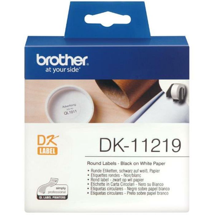 Etiquetas para Impresora Brother DK11219 Blanco 1