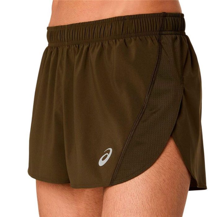 Pantalón Corto Deportivo Asics Core Split Short Marrón Hombre 2