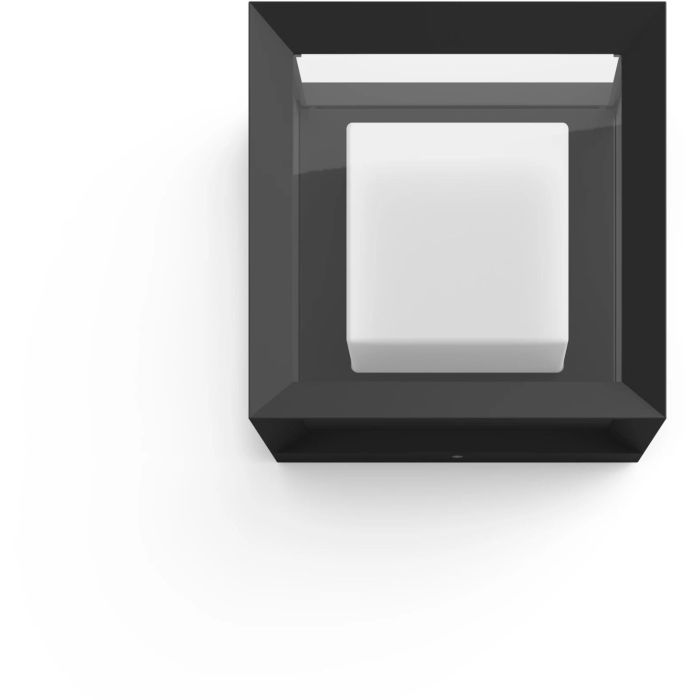 Philips HUE Econic LED Wandleuchte. quadratisch. schwarz 1