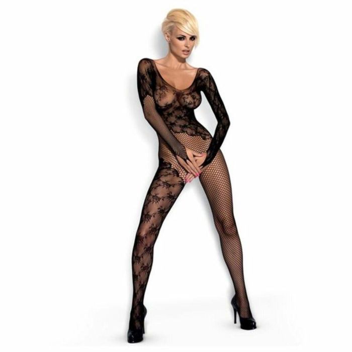 Body De Cuerpo Entero F210 (Talla única) Obsessive F210 S/M/L Negro Body De Cuerpo Entero F210 (Talla única) Obsessive F210 S/M/L Negro