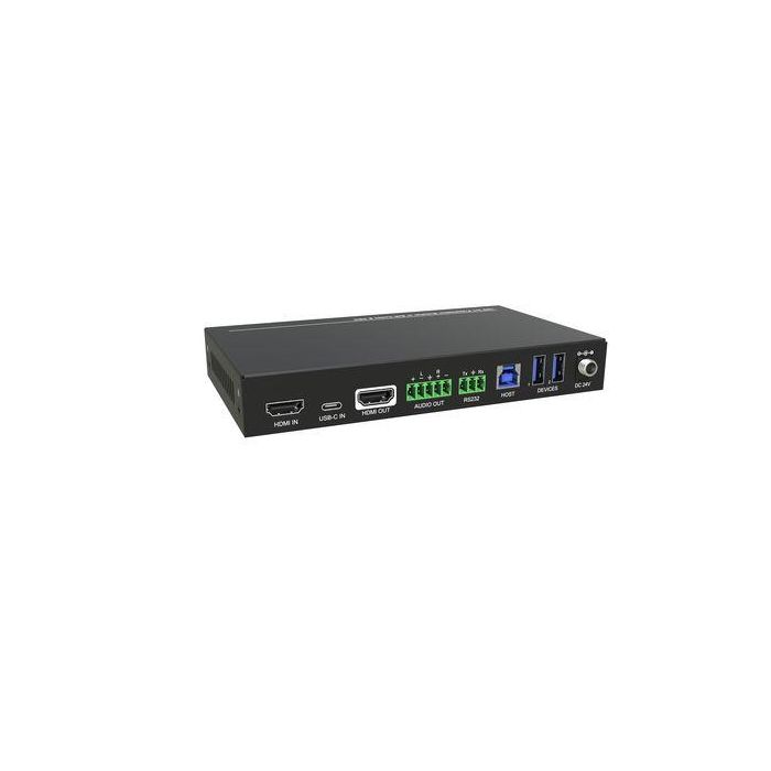 Vivolink -MME Hub y Conmutador 2x1 HDMI 2.0 4K UHD USB-C para Salas de Reuniones con Audio Des-embebido 3 Vivolink -MME Hub y Conmutador 2x1 HDMI 2.0 4K UHD USB-C para Salas de Reuniones con Audio Des-embebido 3