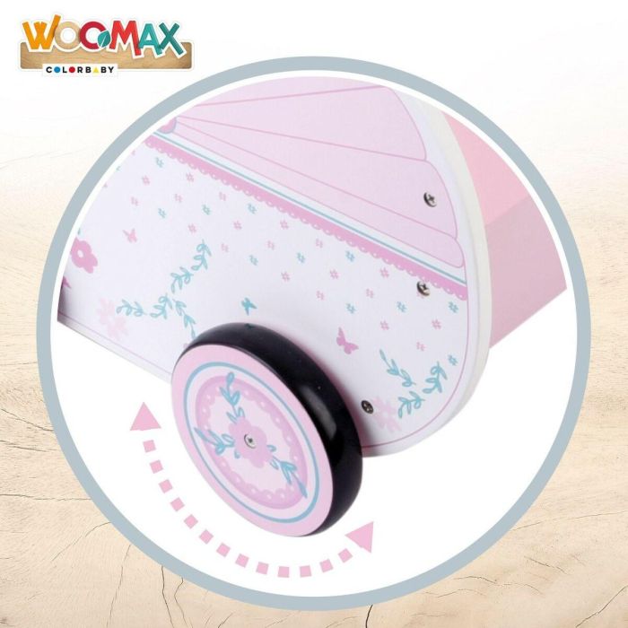 Carrito para Muñecas Woomax Rosa 39 x 46 x 26,5 cm 5