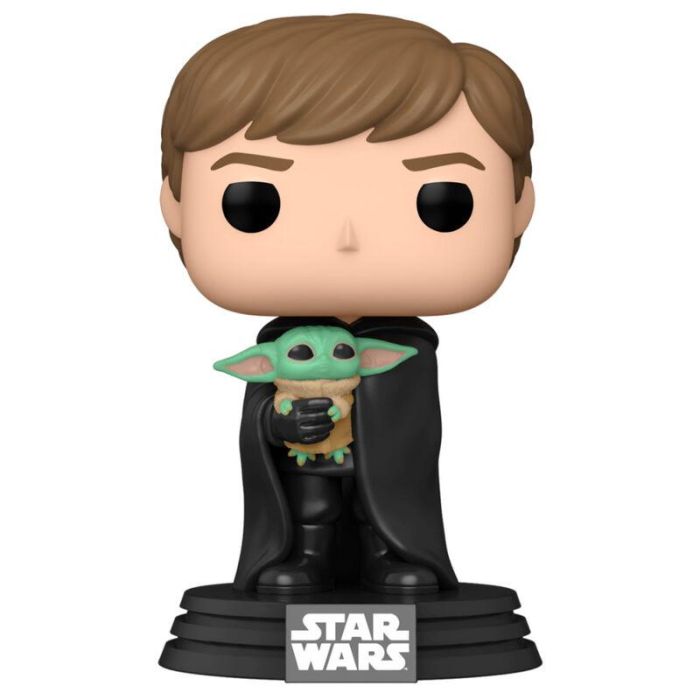 Funko Pop Star Wars The Mandalorian Luke Con Child - Figura de Vinilo de 9cm con Caja Original 2 Funko Pop Star Wars The Mandalorian Luke Con Child - Figura de Vinilo de 9cm con Caja Original 2