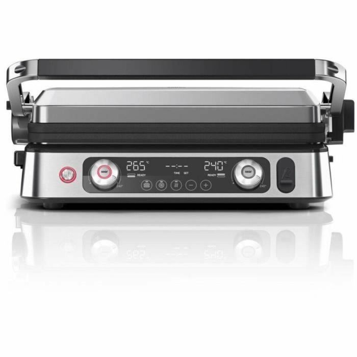 Parrilla multifunción - BRAUN - Multi Grill 9 Pro - 2200 W - 3 posiciones de calentamiento - Negro / Acero 1 Parrilla multifunción - BRAUN - Multi Grill 9 Pro - 2200 W - 3 posiciones de calentamiento - Negro / Acero 1