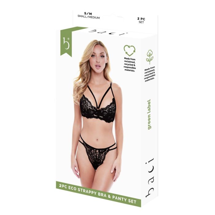 Conjunto de Lencería Baci Lingerie Negro (S/M) 1