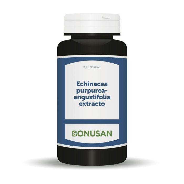 Bonusan Echinacea Purpurea y Angustifolia Extracto - 60 Cápsulas Vegetales para el Sistema Inmunitario
