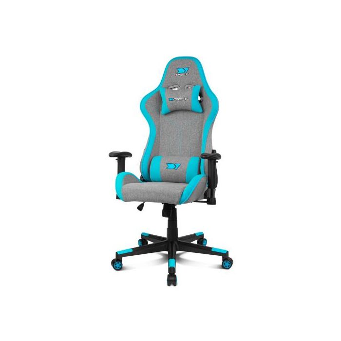 DRIFT DR90 PRO Silla para videojuegos de PC Asiento acolchado Azul, Gris