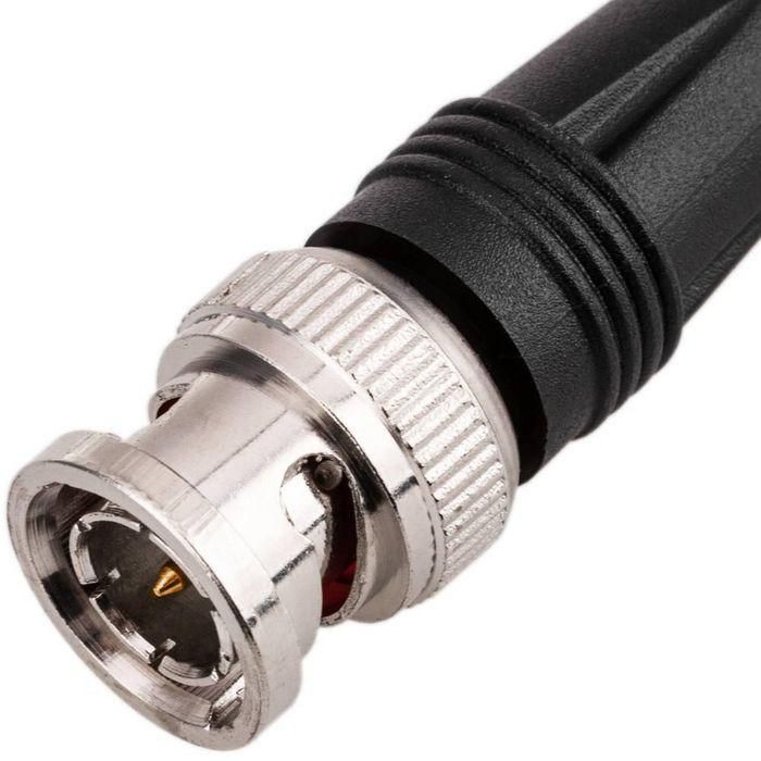 MicroConnect BNC-HDSDI-100R Conector Crimp BNC 12G Macho para Cable HD-SDI Profesional - Señales de Video Alta Definición