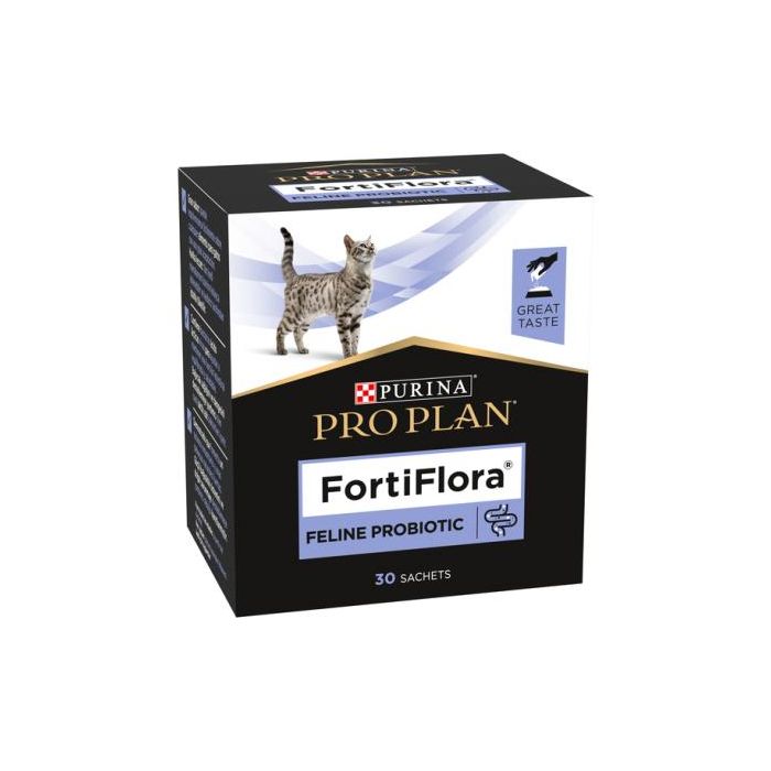 Purina Proplan Diet Feline Fortiflora - Suplemento Probiótico para Gatos, 30 Sobres de 1 gr Purina Proplan Diet Feline Fortiflora - Suplemento Probiótico para Gatos, 30 Sobres de 1 gr