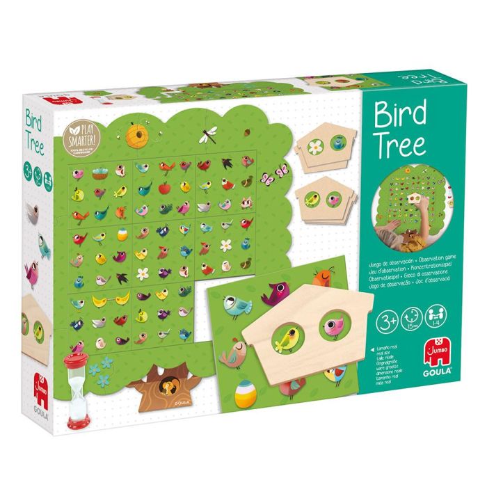 Goula 55263 Birds Tree Juego de Mesa Educativo Preescolar para Niños +3 Años - Encuentra Pájaros y Casita de Madera en el Árbol 1 Goula 55263 Birds Tree Juego de Mesa Educativo Preescolar para Niños +3 Años - Encuentra Pájaros y Casita de Madera en el Árbol 1