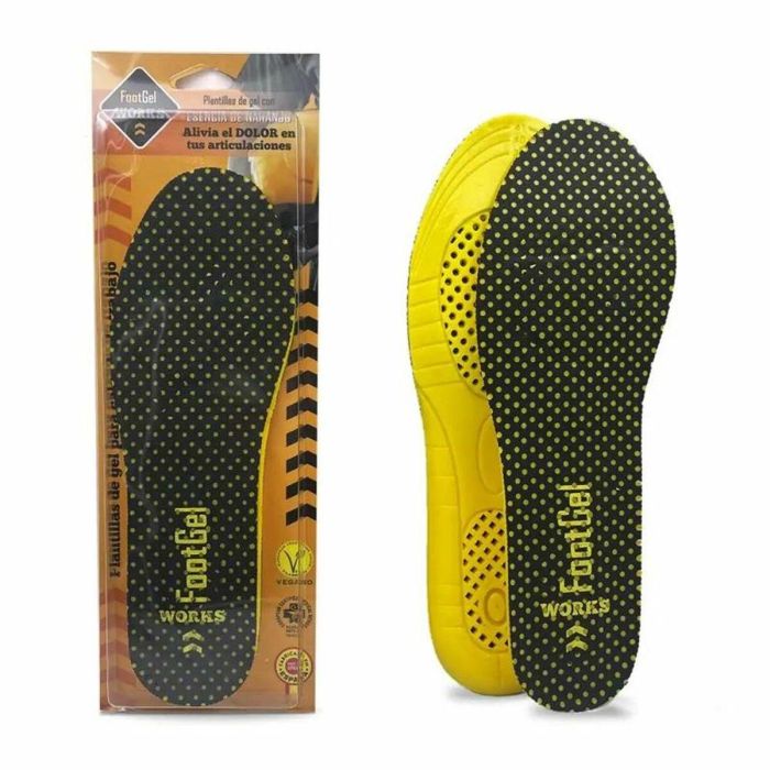 Plantillas FootGel Works Naranjo 43-47 Plantillas FootGel Works Naranjo 43-47