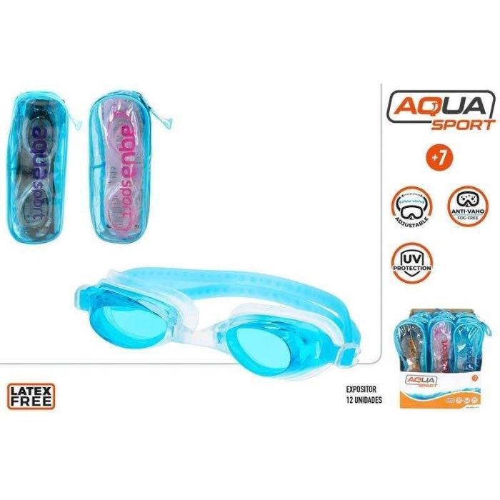 Lente natacion junior silicona anti-vaho protección uv 6,5x5x16,5 (+7años) - modelos surtidos 1 Lente natacion junior silicona anti-vaho protección uv 6,5x5x16,5 (+7años) - modelos surtidos 1