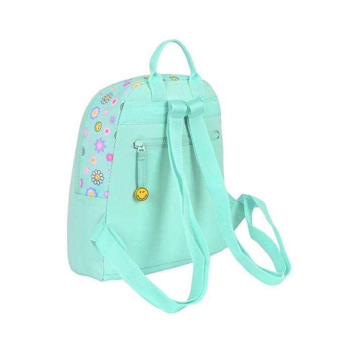 Safta Mini Mochila Smiley World Summer Fun 25x30x13cm Turquesa 1