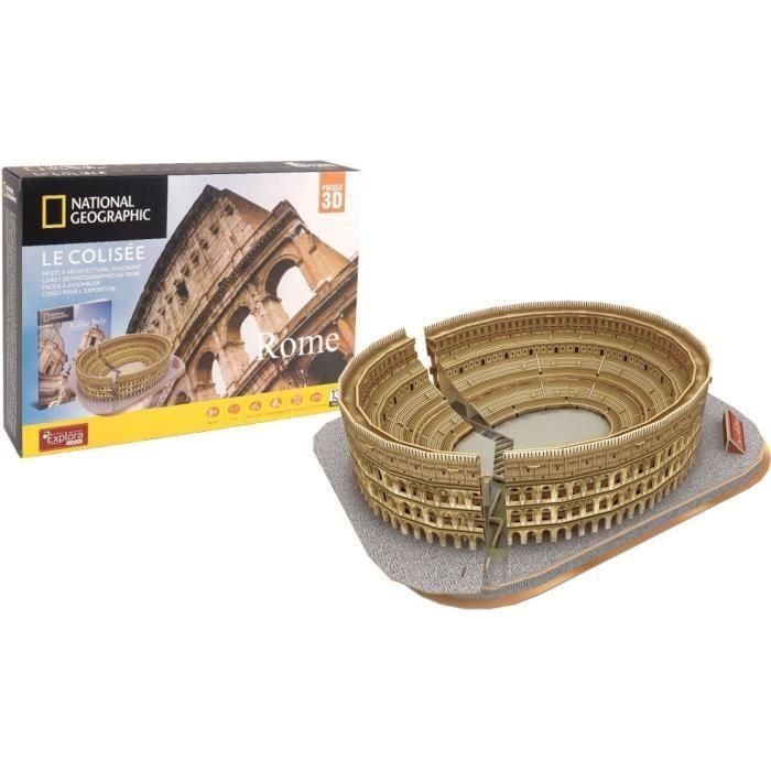 Rompecabezas 3D iluminado - Coliseo - Juego de construcción - EXPLORA - 131 piezas - A partir de 8 años Rompecabezas 3D iluminado - Coliseo - Juego de construcción - EXPLORA - 131 piezas - A partir de 8 años