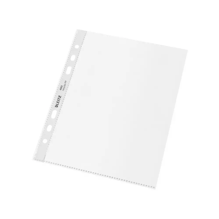 Fundas Leitz Negro Transparente Polipropileno Plástico 7