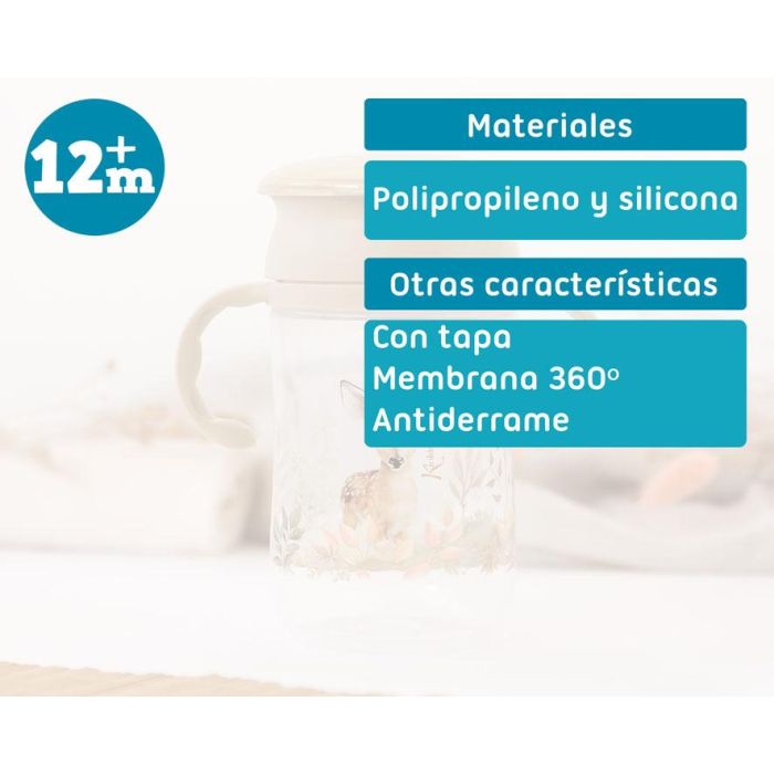 Taza De Entrenamiento Step 3 Ciervo Beige 330 mL 5 Taza De Entrenamiento Step 3 Ciervo Beige 330 mL 5