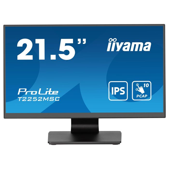 IIYAMA Monitor Digital Signage ProLite T2252MSC-B2, 22" Full HD, Pantalla Táctil, Negro
