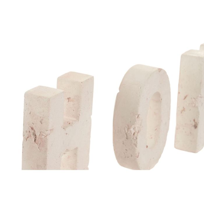 DKD Home Decor Decoración Escandinava Mármol Travertino Rosa Palo 3.5 x 11 x 42.5 cm (2 Unidades) 4