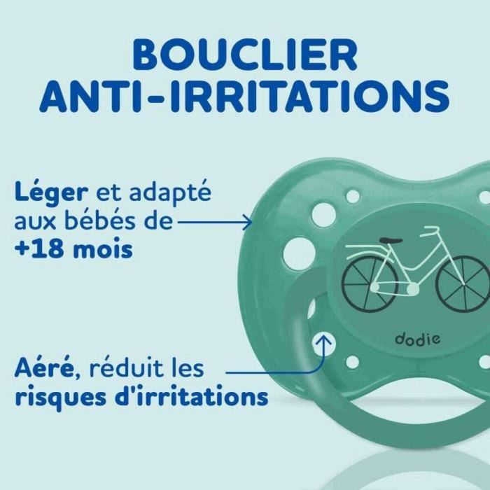 Dodie ES6 Chupetes Anatómicos para Bebés, +18 meses, Pack de 3 unidades 1