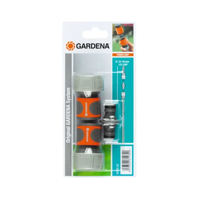 Gardena Kit riego 19 mm 3/4 - 2 racores - 1 racor 18284-26 1 Gardena Kit riego 19 mm 3/4 - 2 racores - 1 racor 18284-26 1