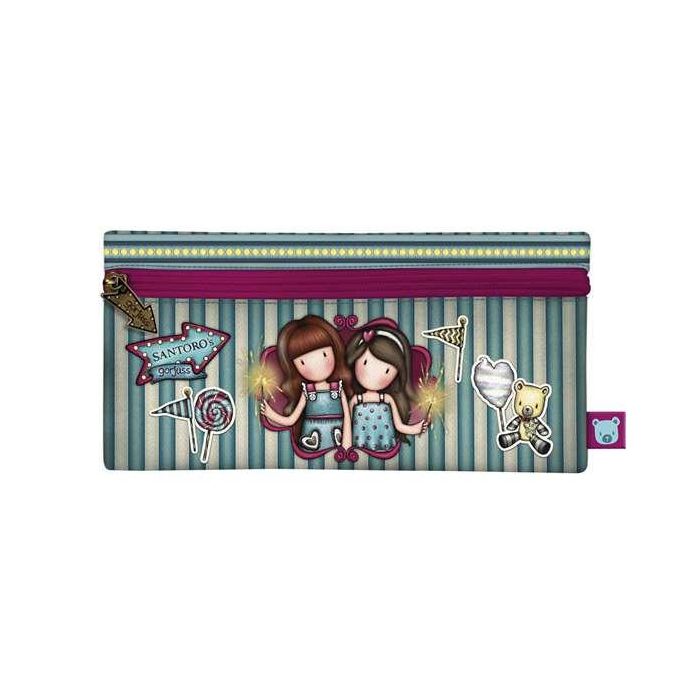 Estuche Escolar Gorjuss Fireworks Granate (22 x 11 x 1.5 cm) Estuche Escolar Gorjuss Fireworks Granate (22 x 11 x 1.5 cm)