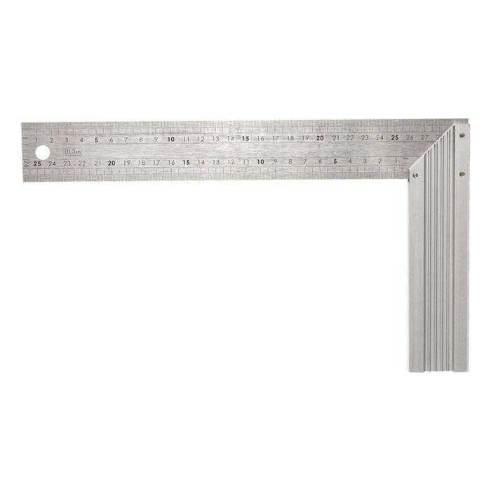 Irimo Escuadra 300mm Acero Inoxidable y Aluminio 991-300-1
