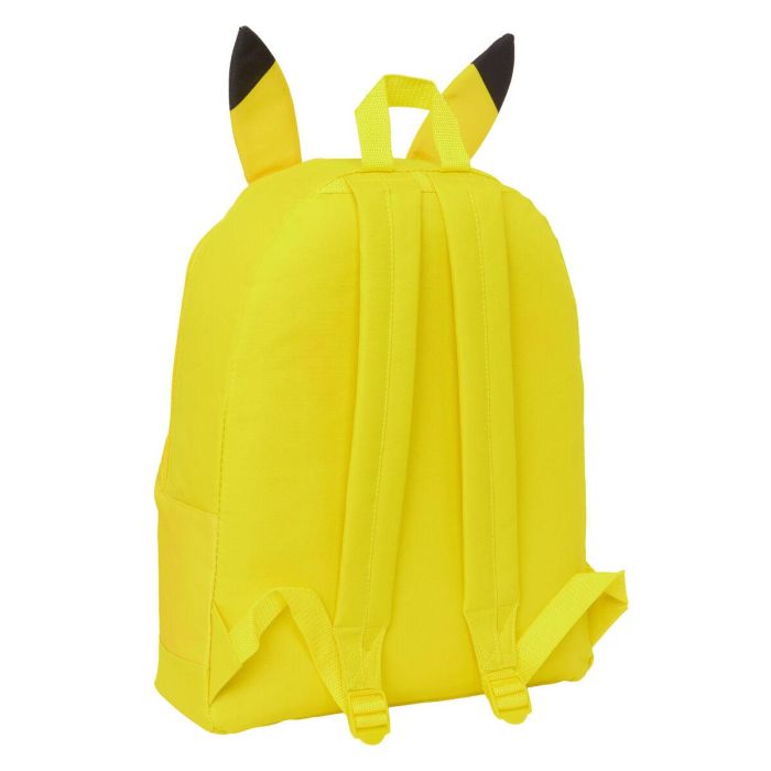 SAFTA Mochila Escolar Pikachu Pokemon 40cm con Bolsillo Frontal y Hombreras Acolchadas 2