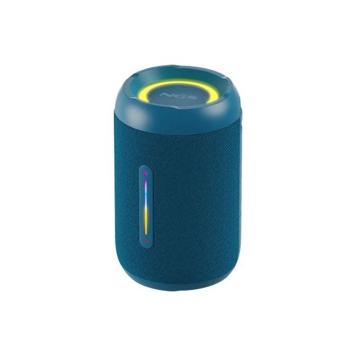 NGS ROLLERFURIA2TINYBLUE Altavoz Portátil Roller Furia 2 Tiny 20W Bluetooth 5.4 IPX7 Sumergible Luces RGB TWS 7h Azul NGS ROLLERFURIA2TINYBLUE Altavoz Portátil Roller Furia 2 Tiny 20W Bluetooth 5.4 IPX7 Sumergible Luces RGB TWS 7h Azul