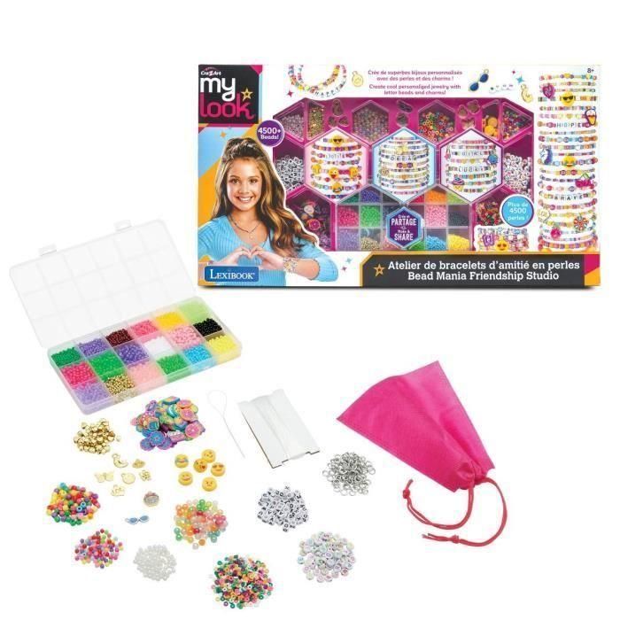 LEXIBOOK - Taller de pulseras de la amistad con cuentas 3 LEXIBOOK - Taller de pulseras de la amistad con cuentas 3