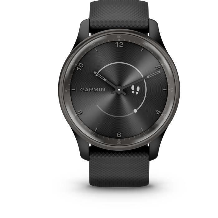 Garmin GAR0753759309428 Reloj Conectado Vivomove de Tendencia con Correa de Silicona Black WW 3