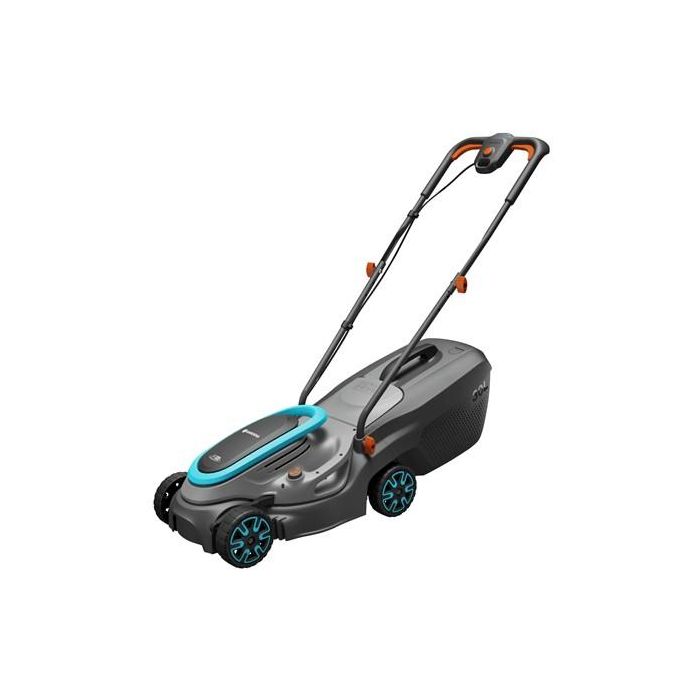 Gardena 14632-55 Cortacésped Manual PowerMax 32/18V P4A, 300m², 3.2cm ancho, Batería 18V Li-Ion, 30L Recogedor